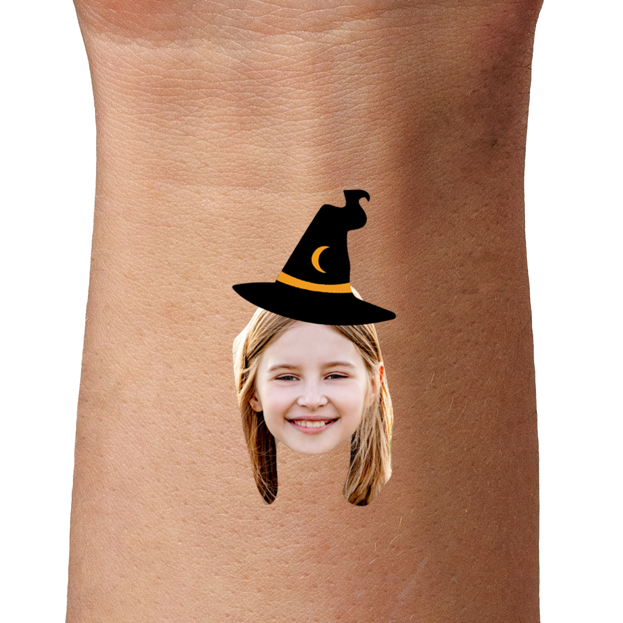 Custom Witch Hat Halloween Temporary Tattoo temporary tattoos by TattoIt.co.uk