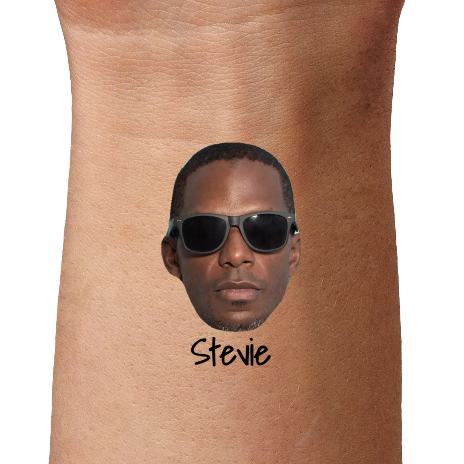 Face and text temporary tattoos by TattoIt.co.uk