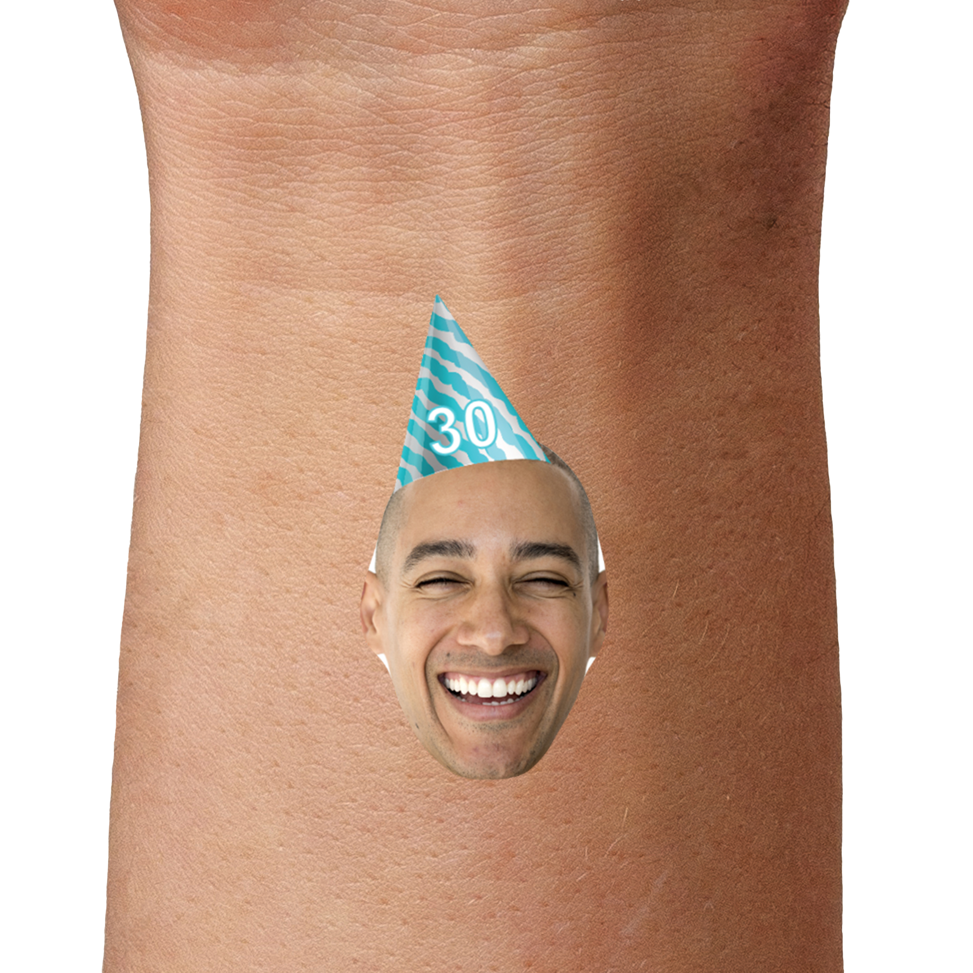 blue stripes temporary tattoos by TattoIt.co.uk