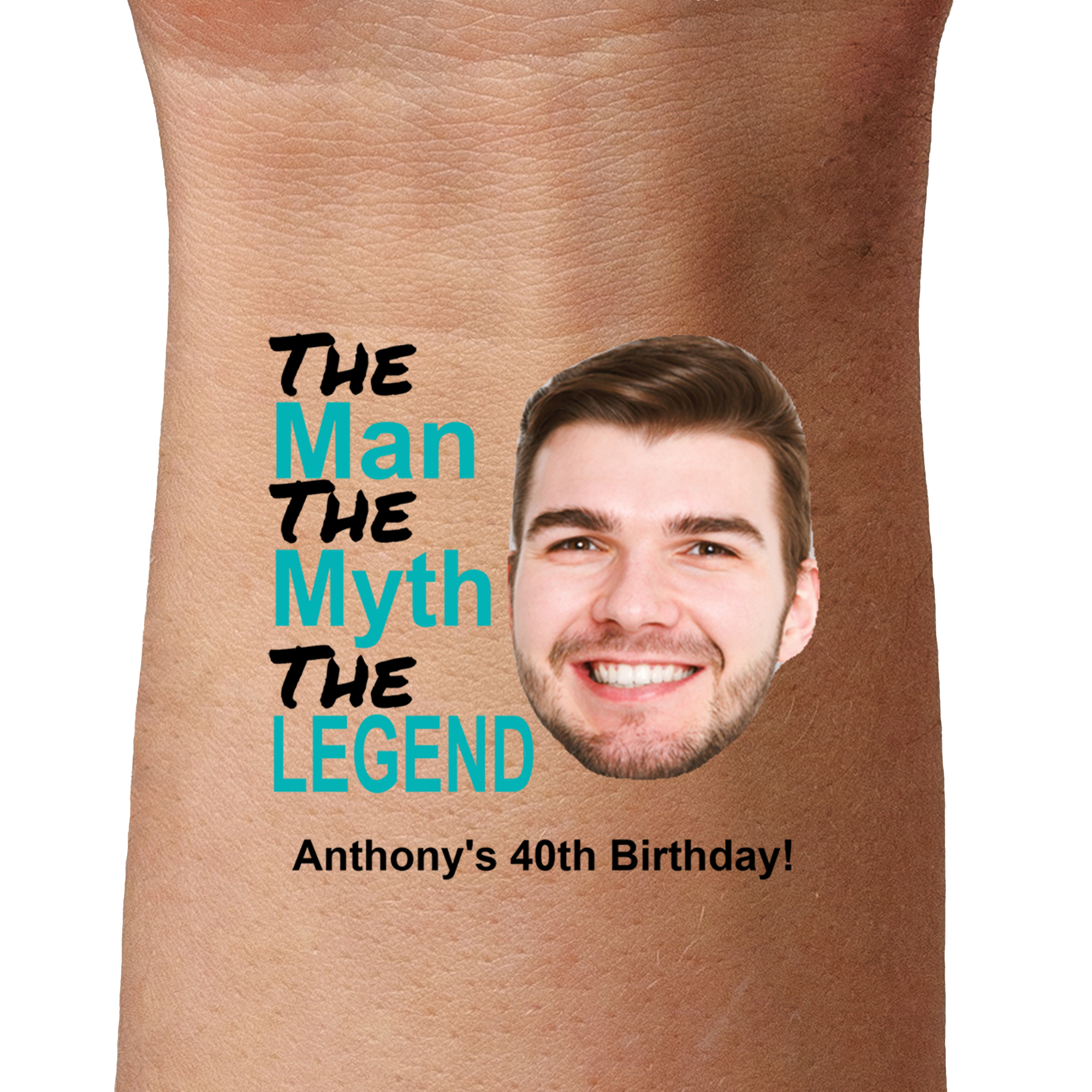 The Man, The Myth, The Legend Temporary Tattoo temporary tattoos by TattoIt.co.uk