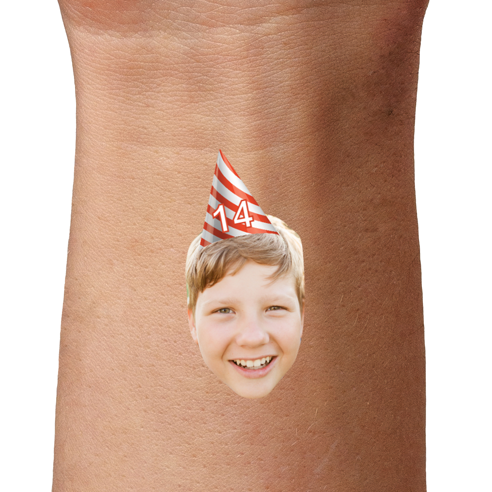 Red Stripes Hat temporary tattoos by TattoIt.co.uk