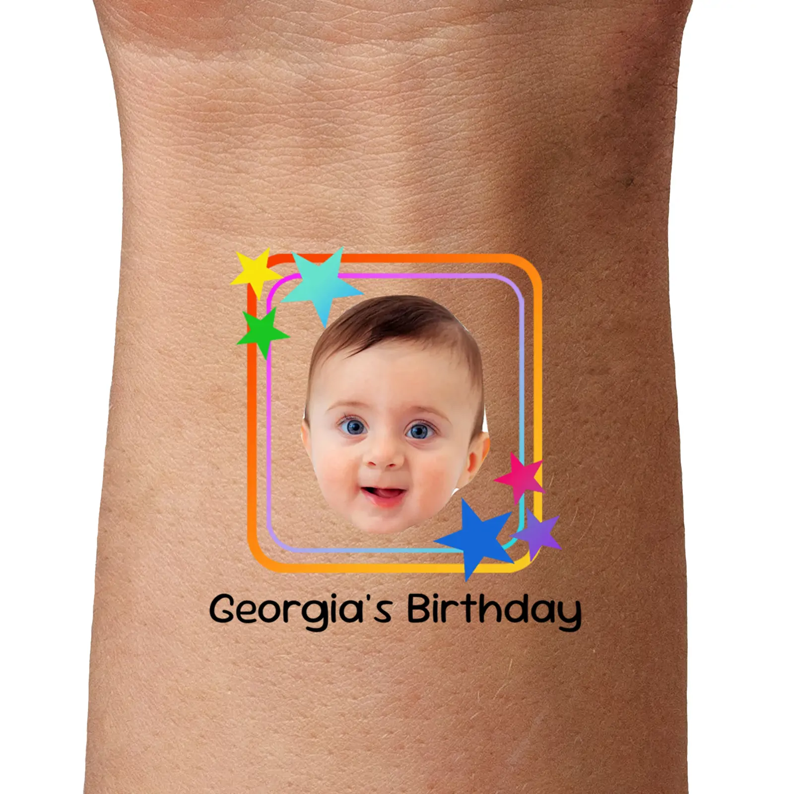 Colour Frame Tattoo temporary tattoos by TattooIt