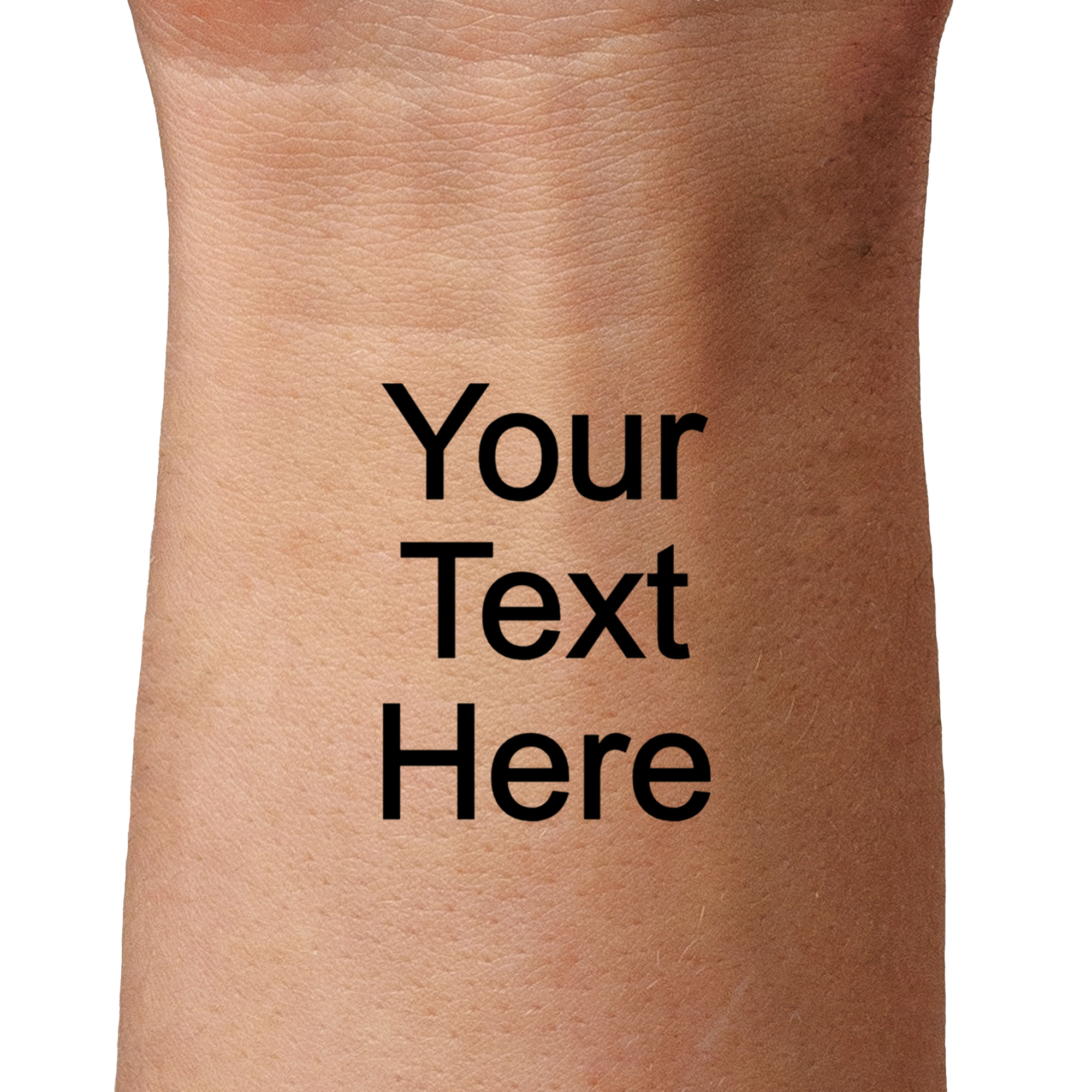 Custom Text Temporary Tattoo 45mm x 45mm temporary tattoos by TattoIt.co.uk