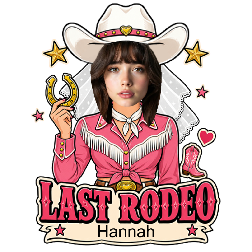 Personalised Last Rodeo Bride Temporary Tattoo temporary tattoos by TattooIt