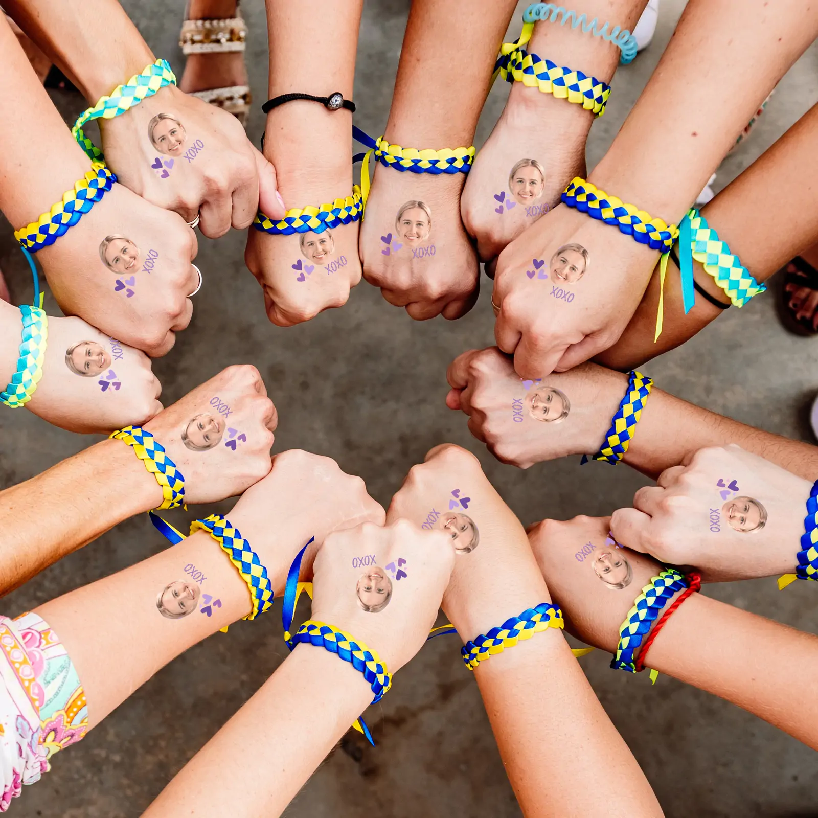 Hen Party Selfie Tattoos design preview