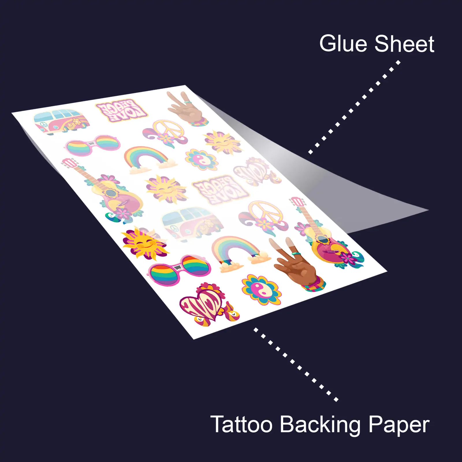 A4 Tattoo Sheets temporary tattoo