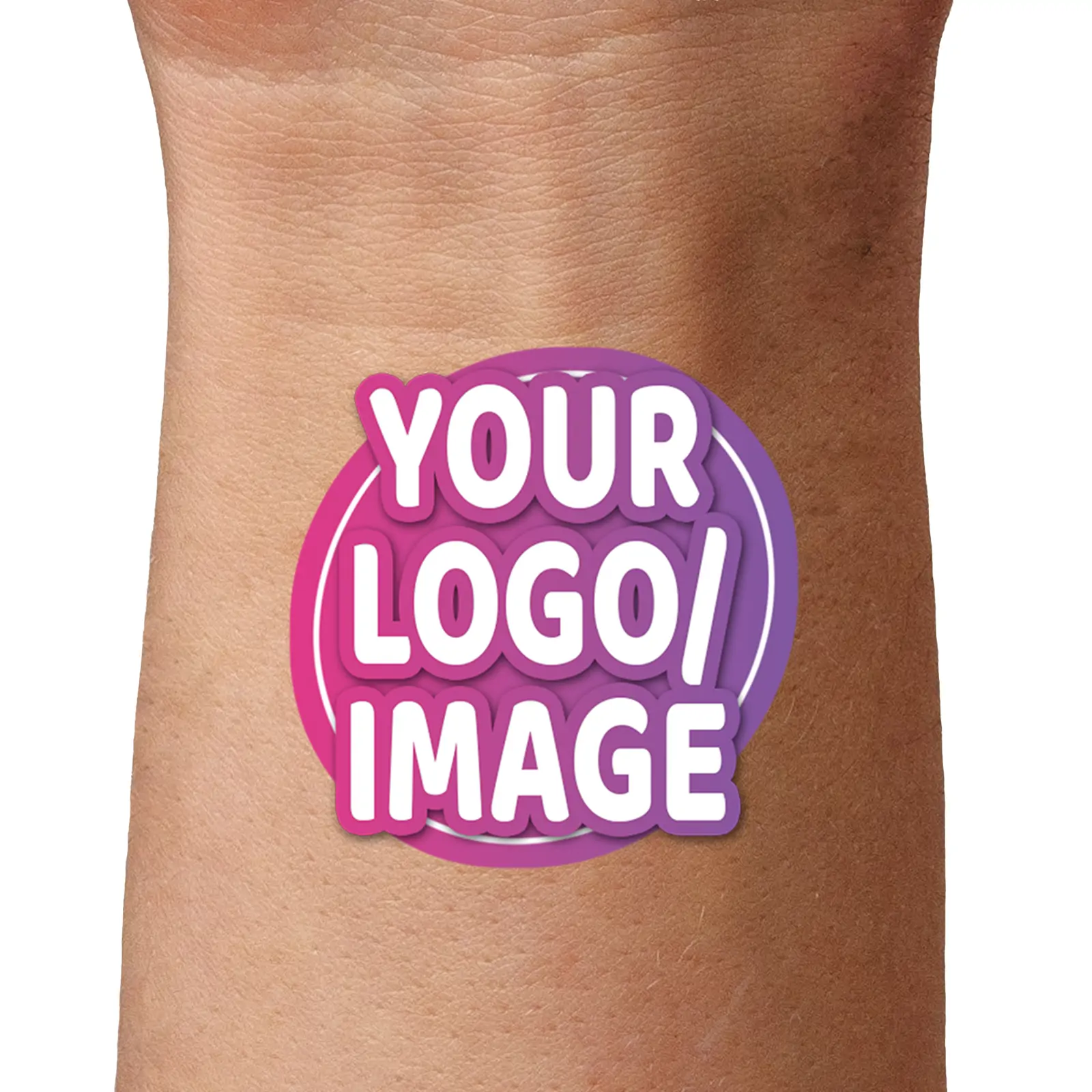 Logo Temporary Tattoos 45mm x 45mm temporary tattoo