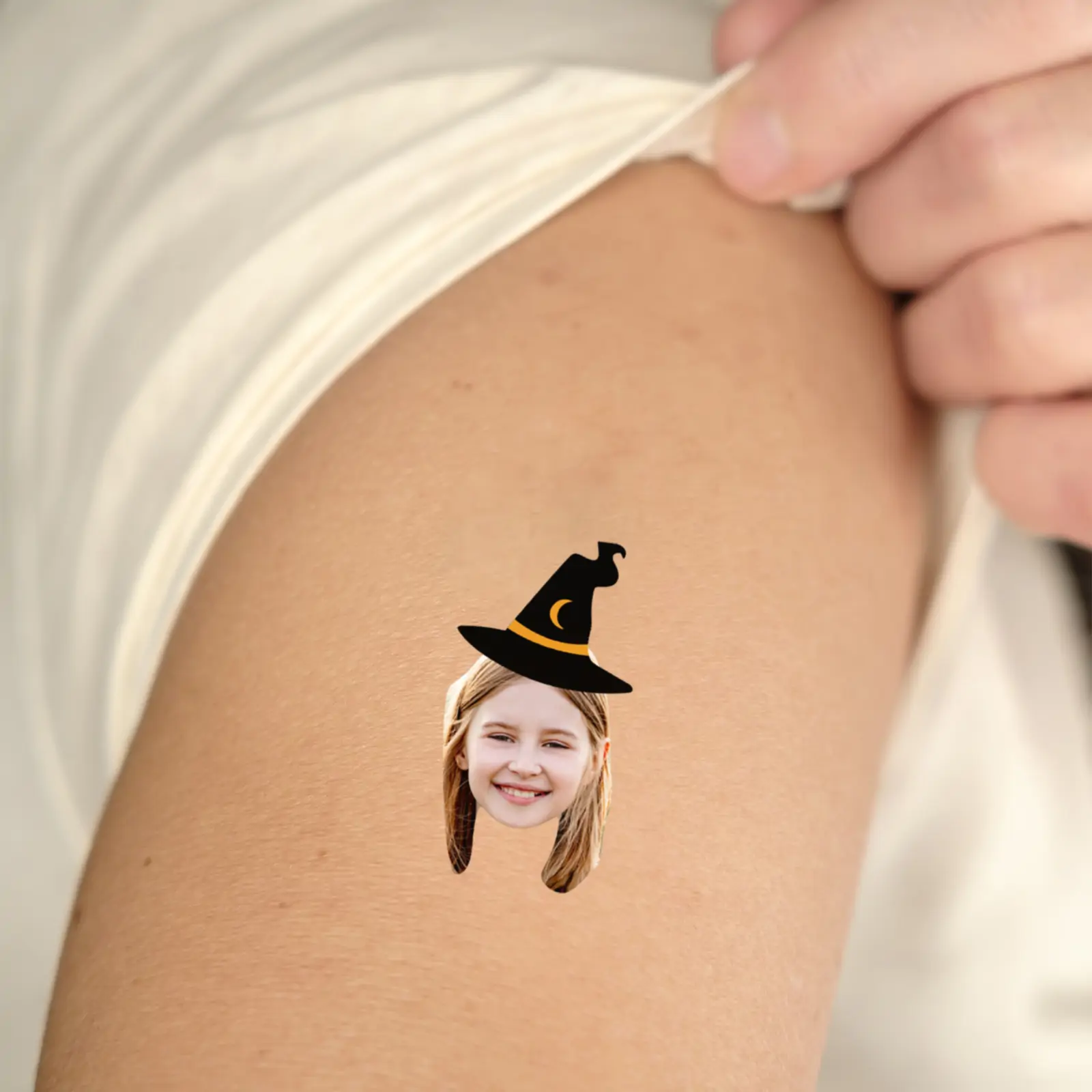 Custom Witch Hat Halloween Temporary Tattoo temporary tattoo