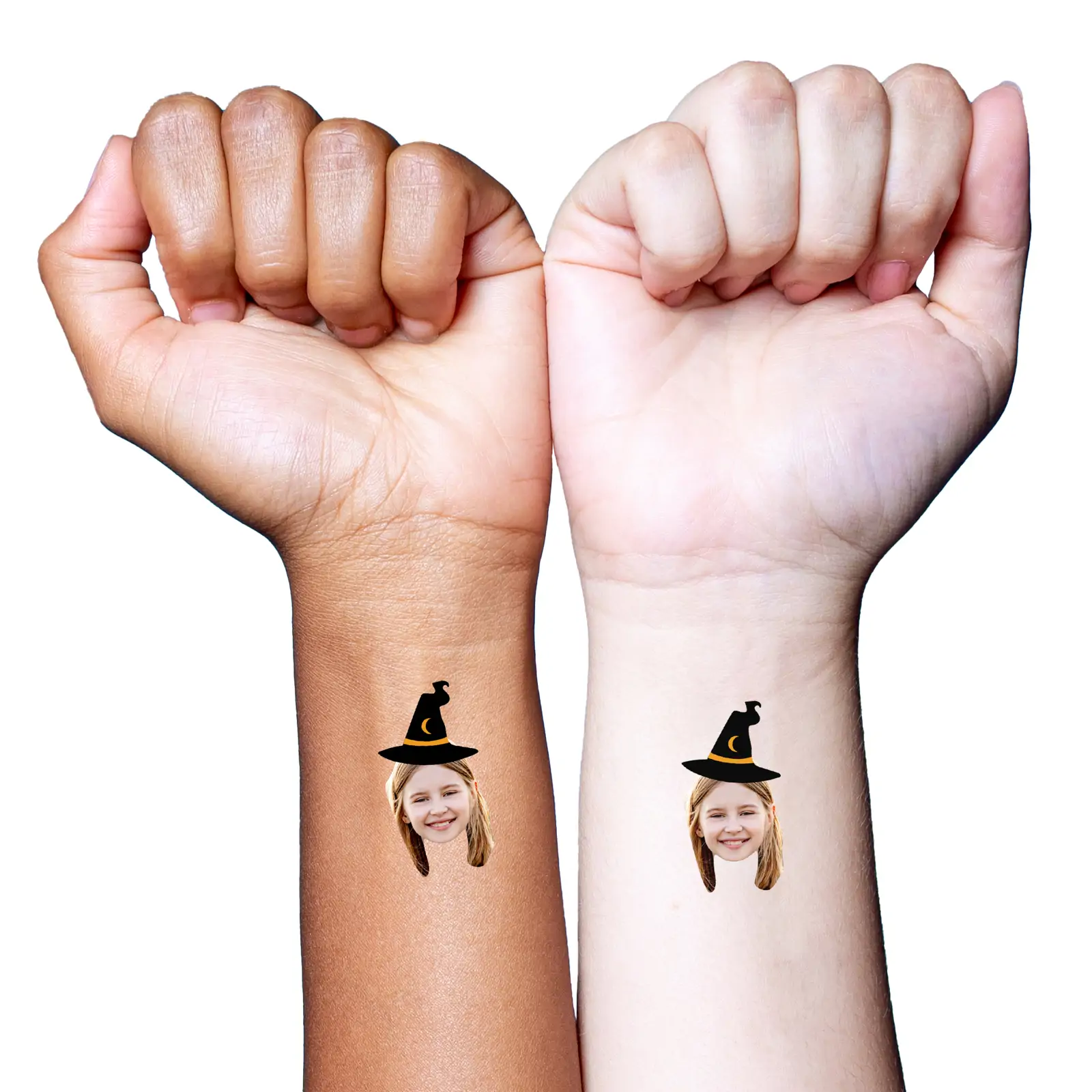 Custom Witch Hat Halloween Temporary Tattoo temporary tattoo