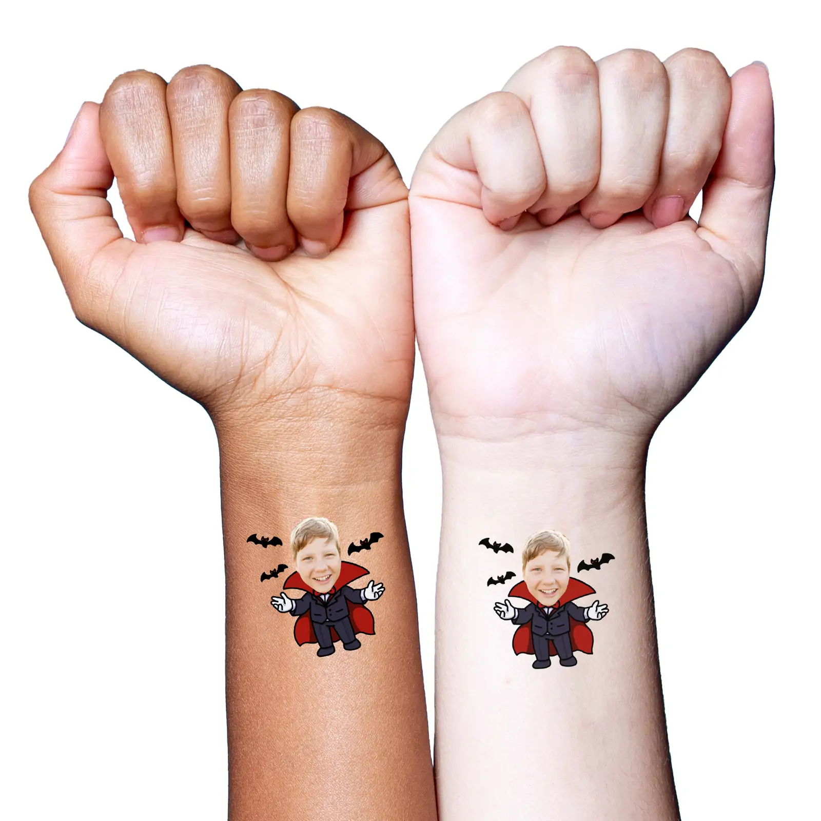 Dracula Halloween Temporary Tattoo temporary tattoo