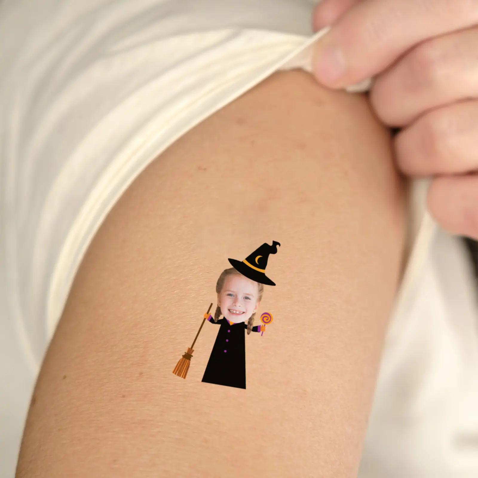 Witch Costume Halloween Temporary Tattoo temporary tattoo