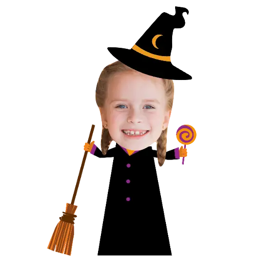 Witch Costume Halloween Temporary Tattoo temporary tattoo