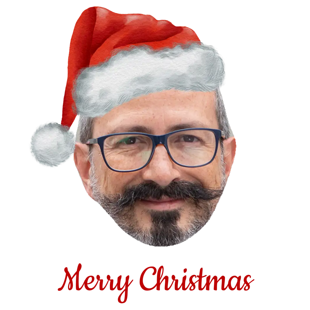 Santa Hat temporary tattoo