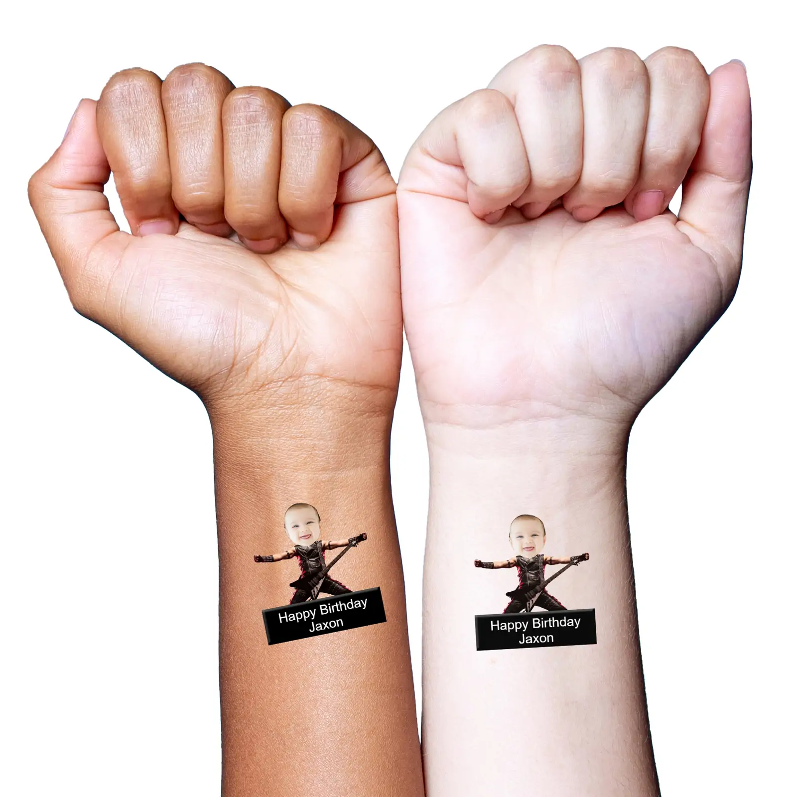 Rock Star temporary tattoo