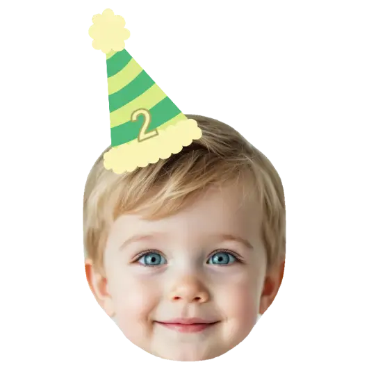 green hat temporary tattoo