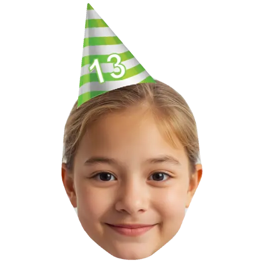 Green stripes hat temporary tattoo