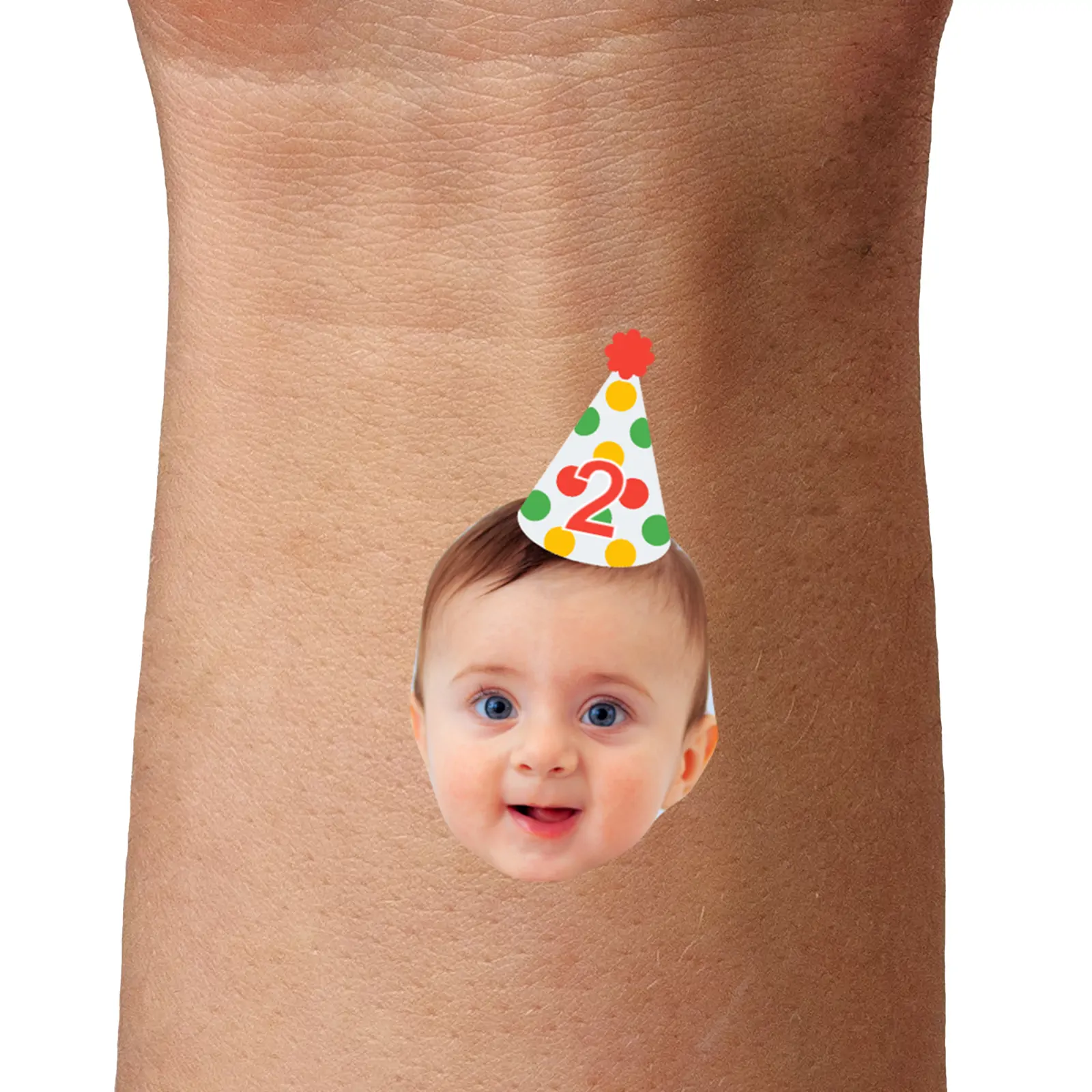 Spotty Hats temporary tattoo