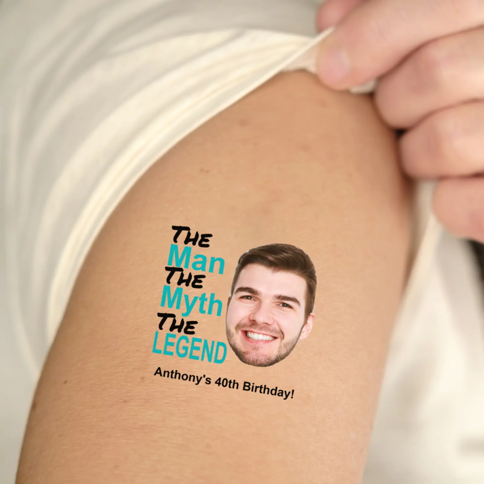 The Man, The Myth, The Legend Temporary Tattoo temporary tattoo
