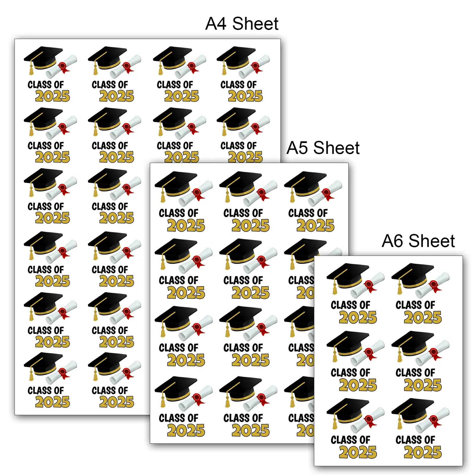 Graduation Year temporary tattoo