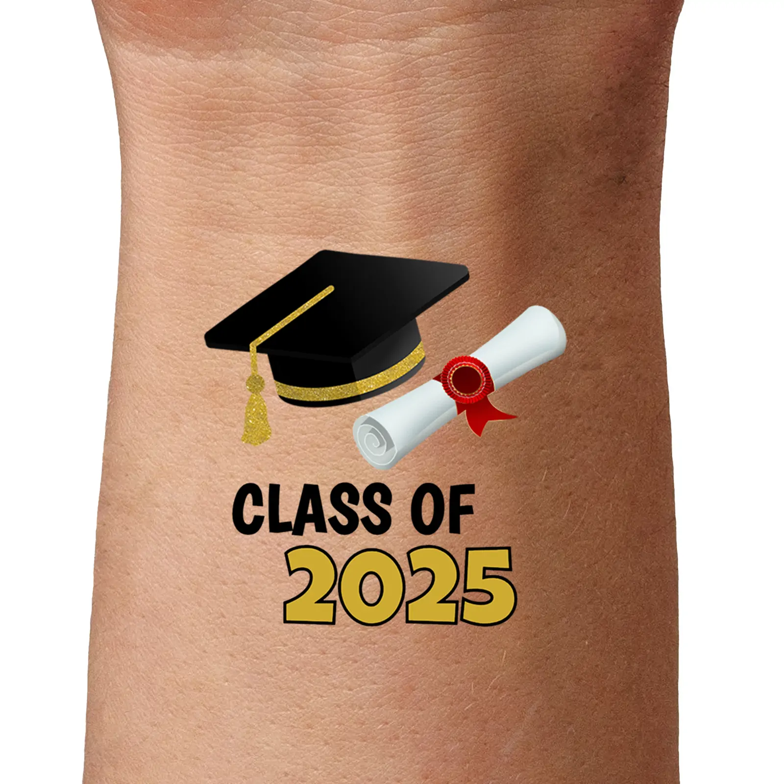 Graduation Year temporary tattoo