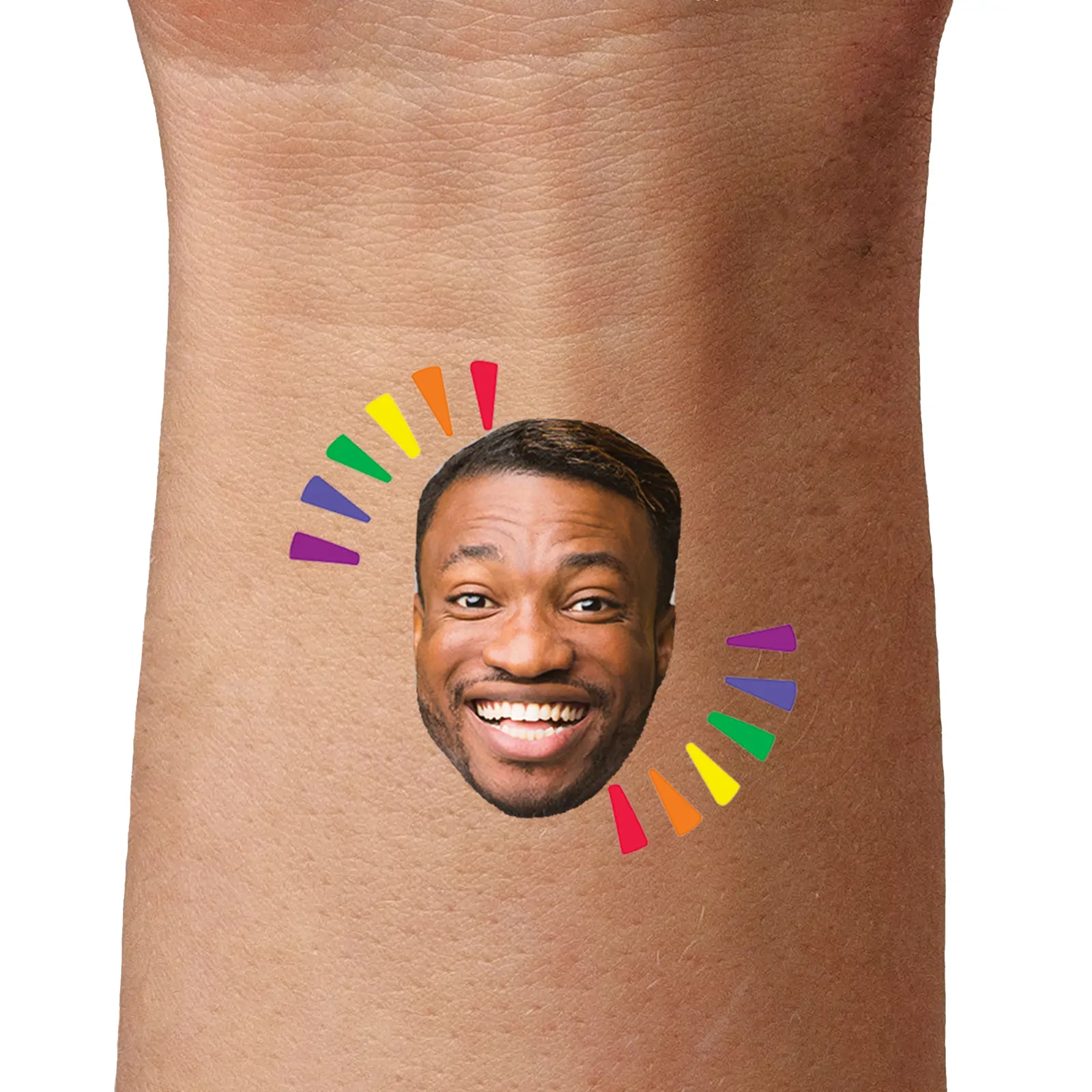 Pride Lines temporary tattoo