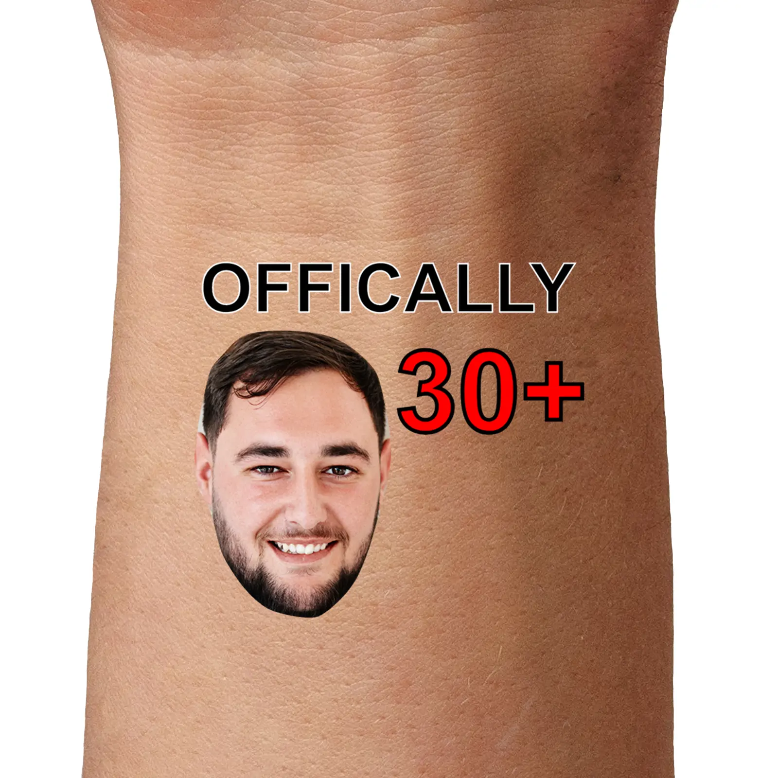 Officially + temporary tattoo