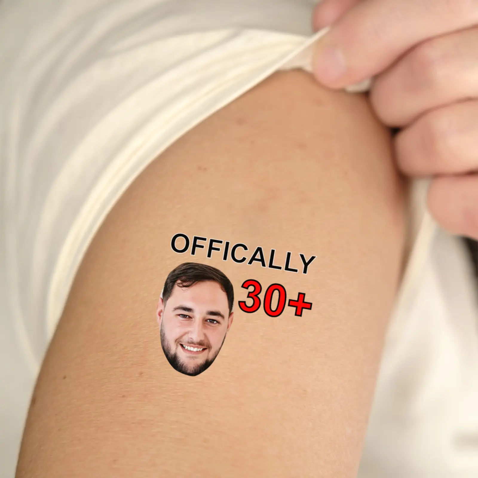Officially + temporary tattoo