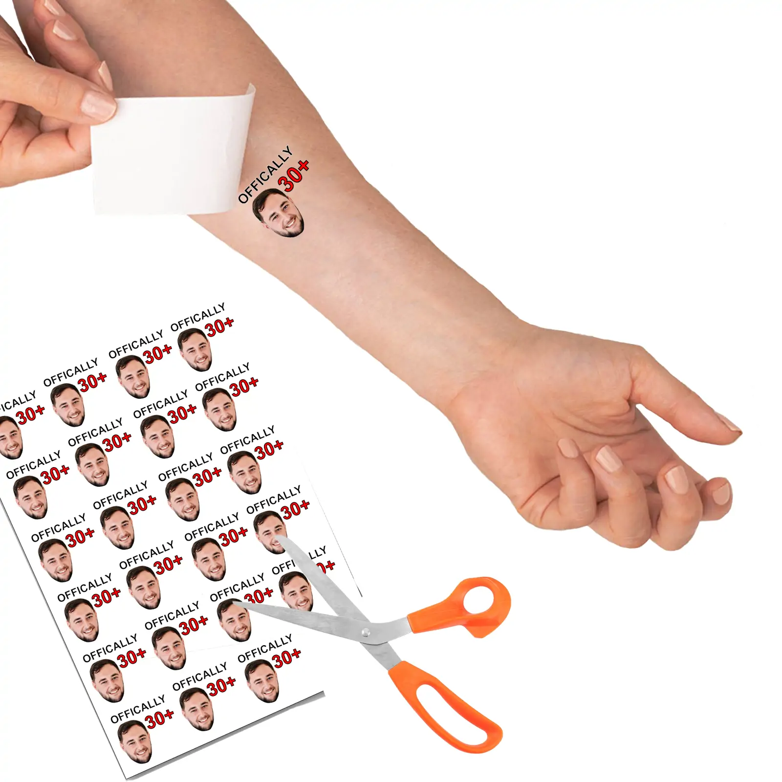 Officially + temporary tattoo
