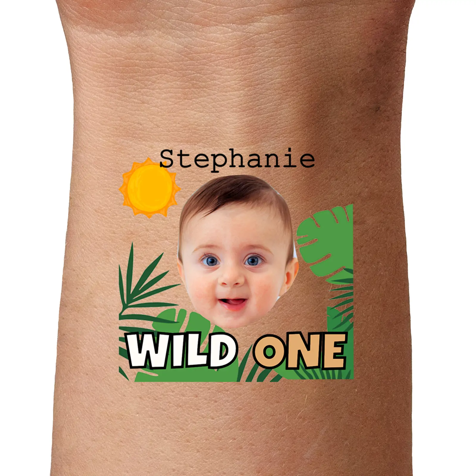 Wild Jungle temporary tattoo