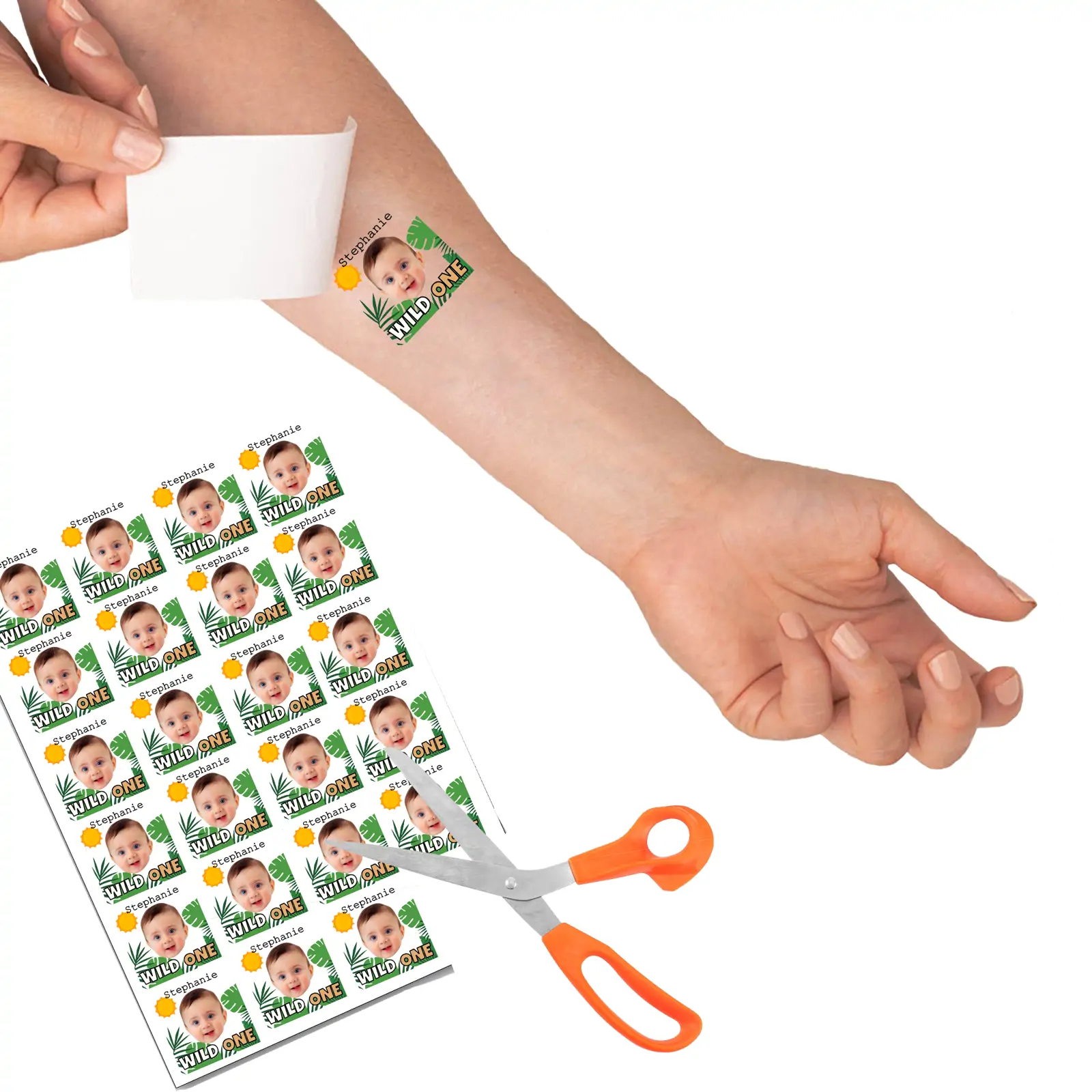 Wild Jungle temporary tattoo