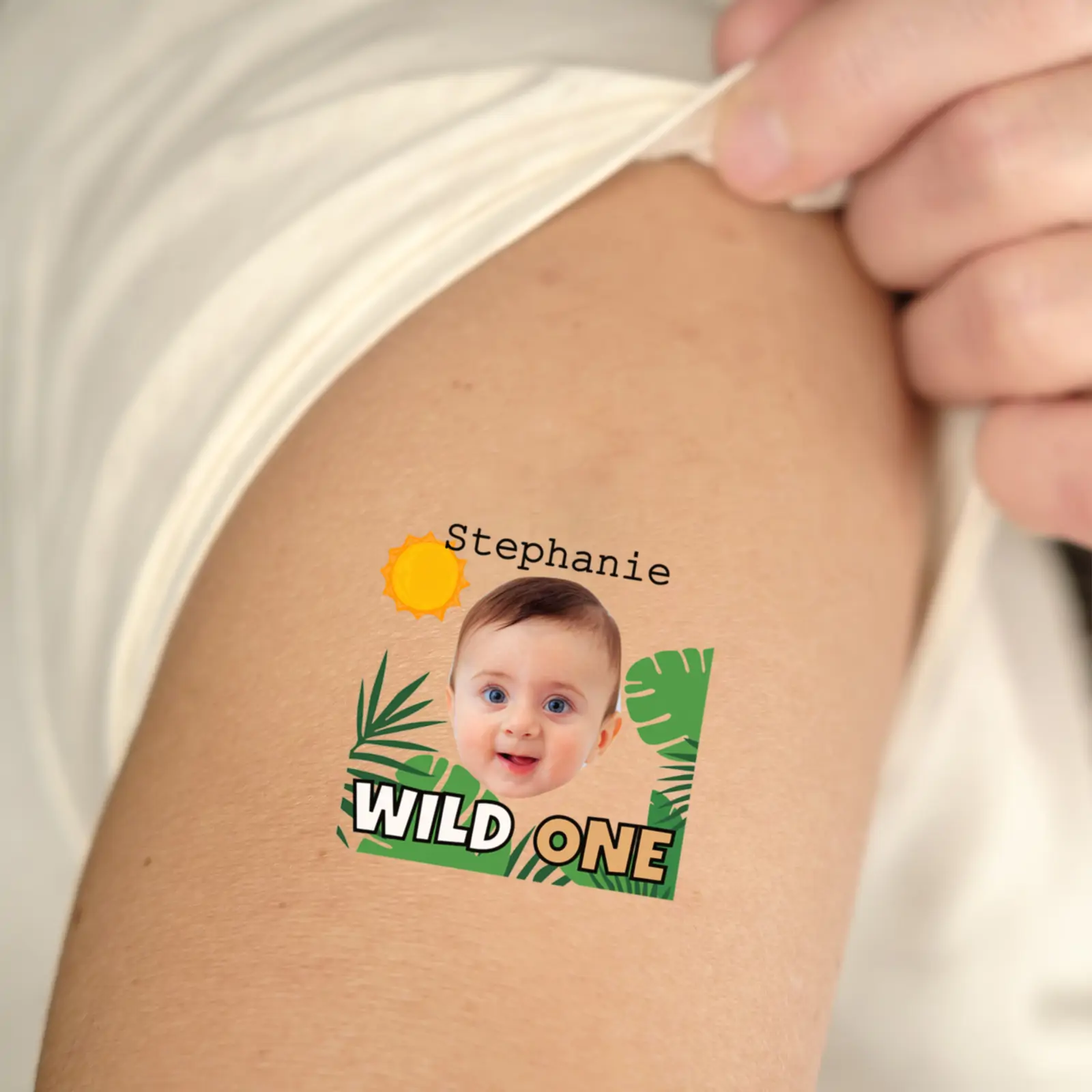 Wild Jungle temporary tattoo