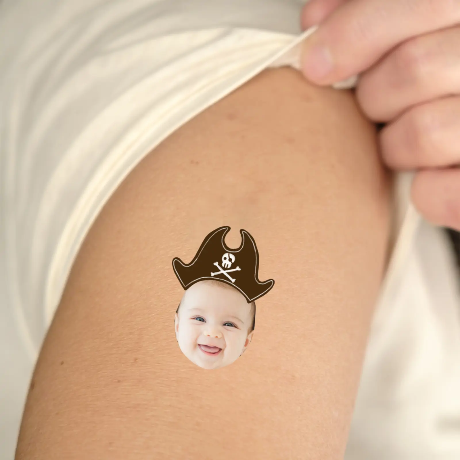 Pirate Hat  temporary tattoo