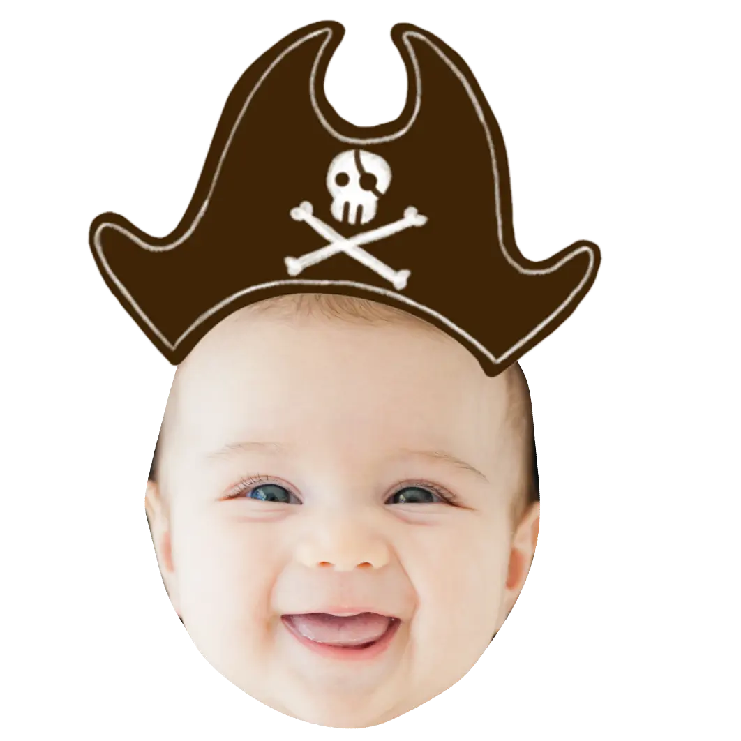 Pirate Hat  temporary tattoo