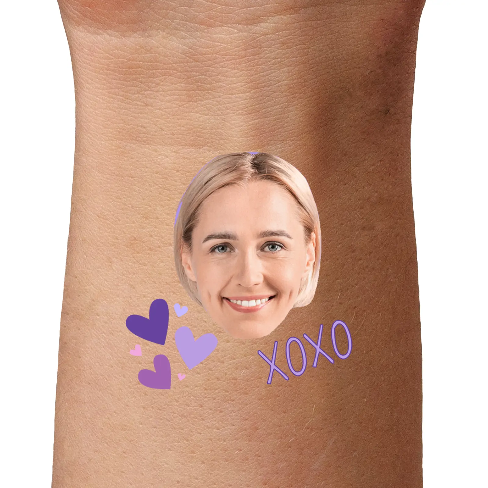 xoxo temporary tattoo