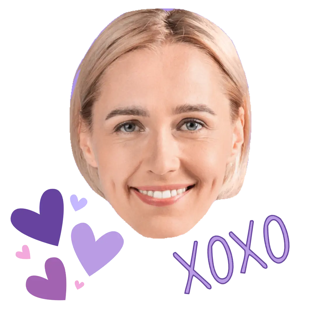 xoxo temporary tattoo