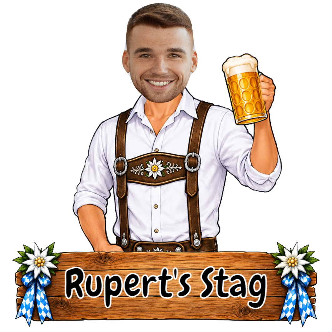 Personalised Oktoberfest Man Tattoo temporary tattoo